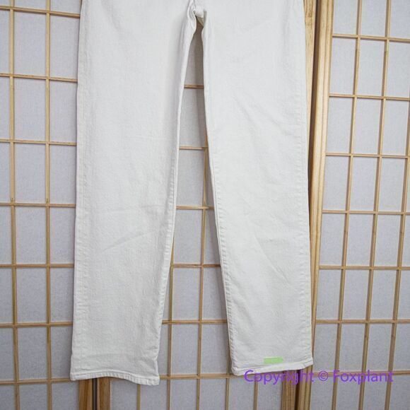 NEW Madewell Mid-Rise Perfect Vintage Straight Jean in Tile White, 25 - Picture 3 of 16